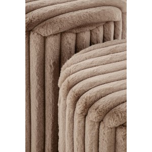 FIDO zestaw 2 puf, cappuccino / złoty (1p=1kpl)