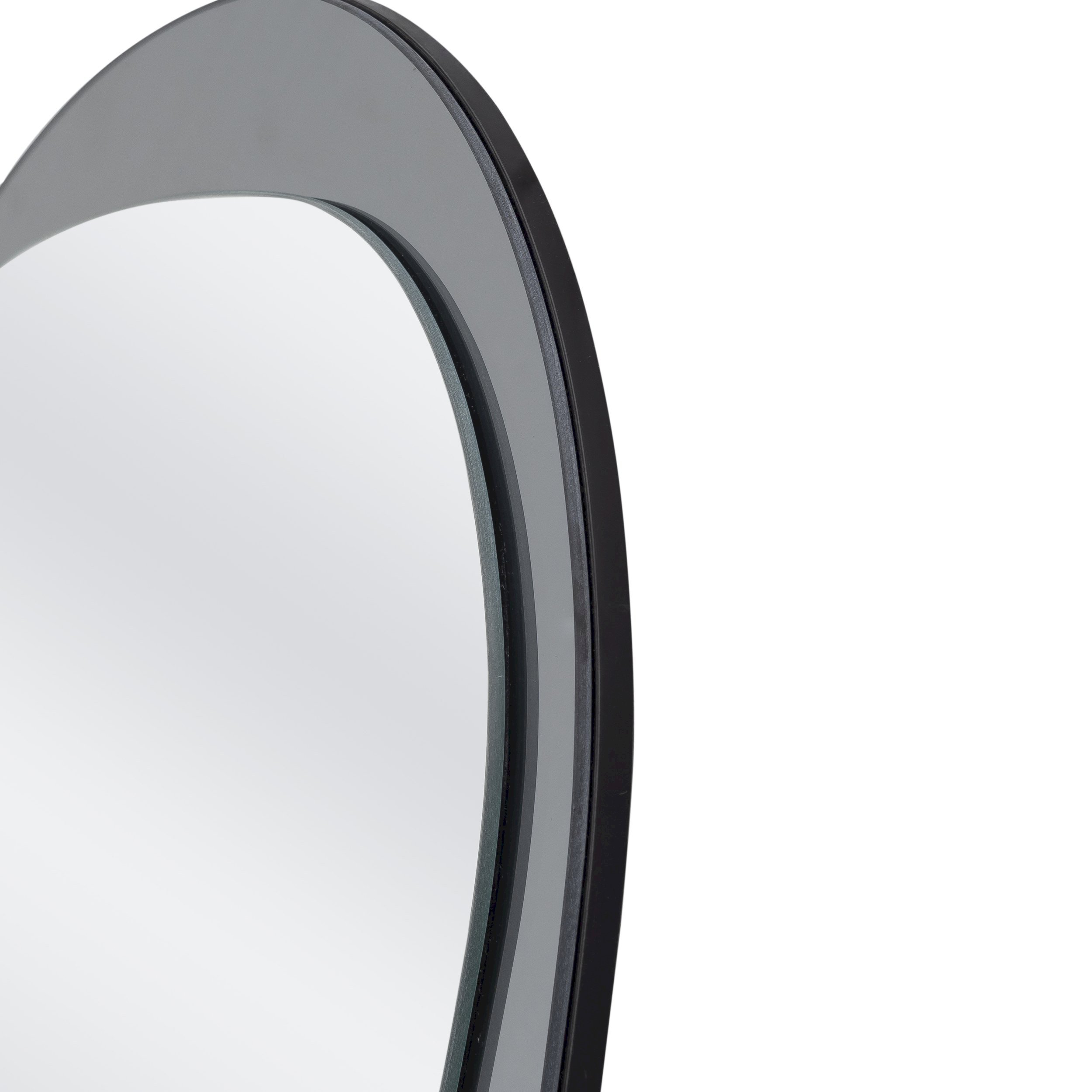 PLAZA lustro ścienne, srebrny