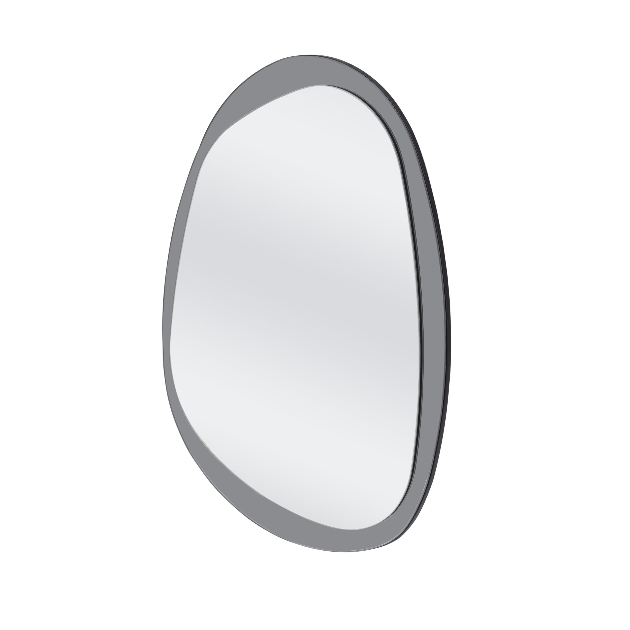 PLAZA lustro ścienne, srebrny