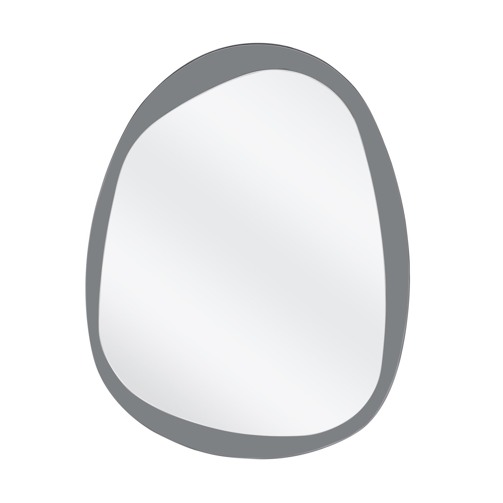 PLAZA lustro ścienne, srebrny