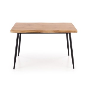 DICKY zestaw stół + 4 krzesła,  naturalny / czarny / popielaty