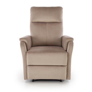 CROCUS fotel wypoczynkowy z funkcją elektrycznego rozkładania, beżowy