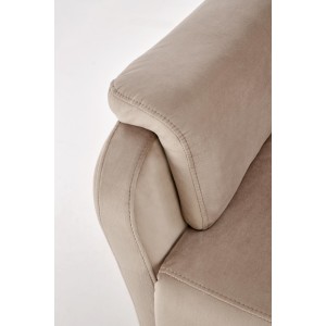 CROCUS fotel wypoczynkowy z funkcją elektrycznego rozkładania, beżowy