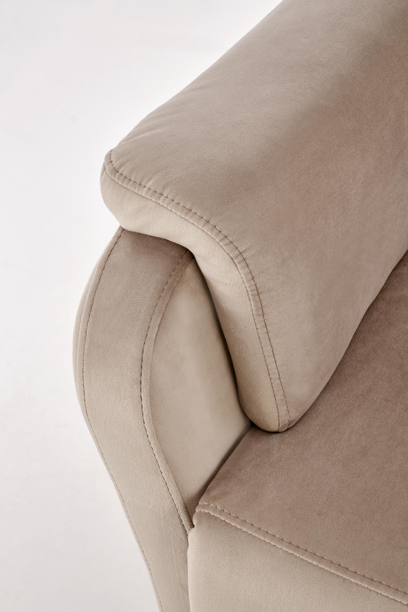 CROCUS fotel wypoczynkowy z funkcją elektrycznego rozkładania, beżowy