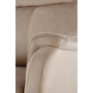 CROCUS fotel wypoczynkowy z funkcją elektrycznego rozkładania, beżowy