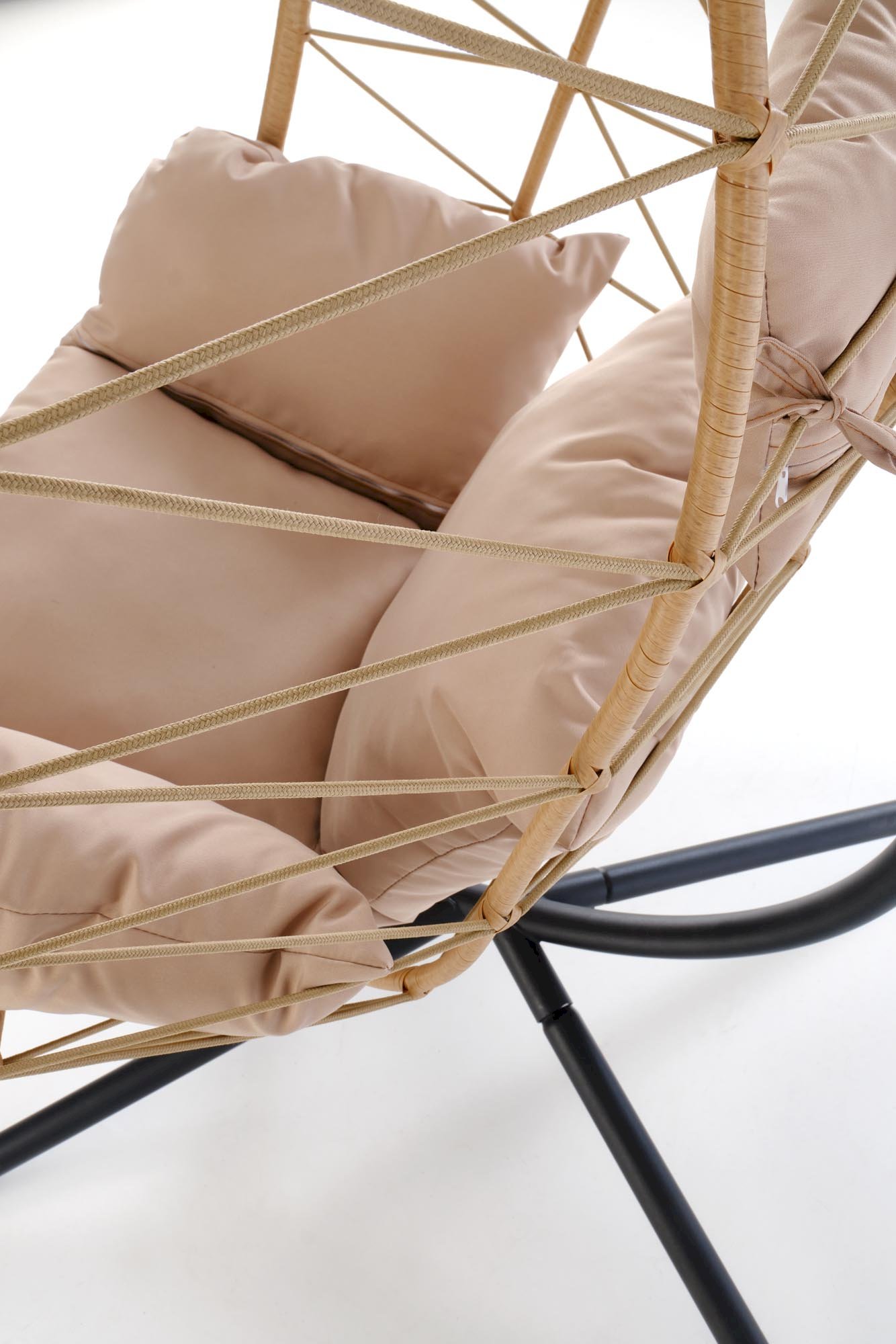 SNAKE fotel ogrodowy, naturalny / beżowy