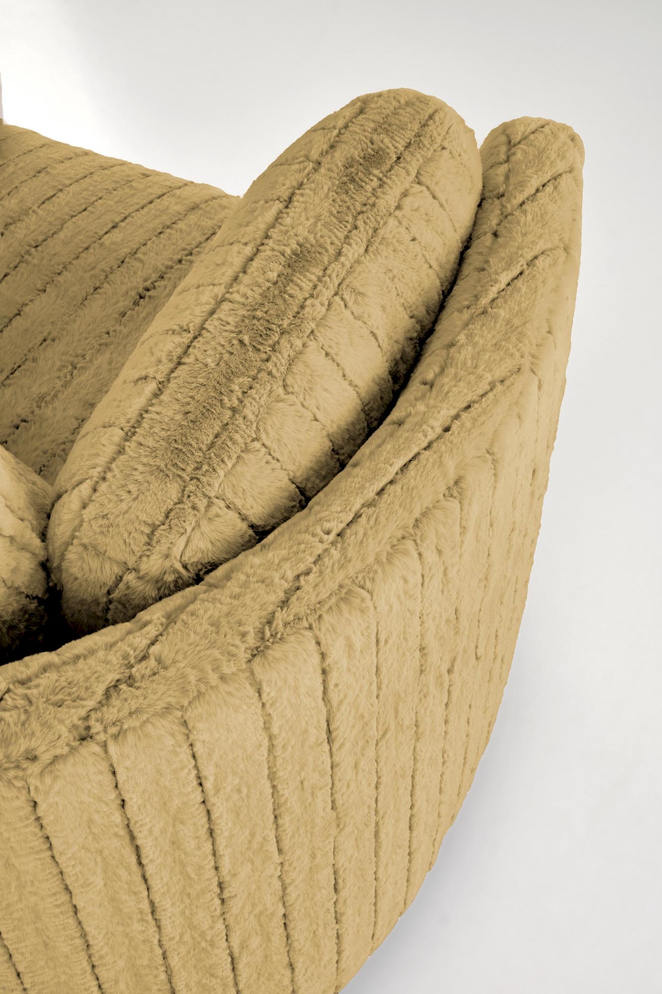 PEGAS fotel wypoczynkowy musztardowy