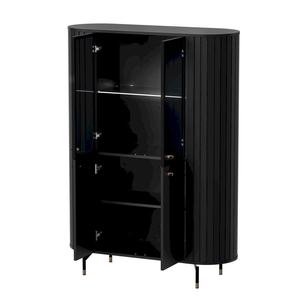 DUŻA WITRYNA ZANTE ZA1 (CZARNY MAT)