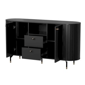 KOMODA 2D2S ZANTE ZA2 (CZARNY MAT)