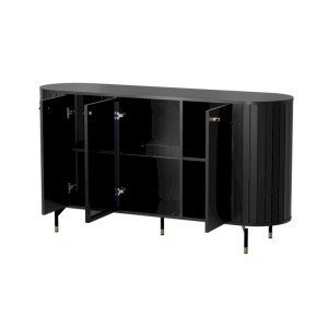 KOMODA 2D1W ZANTE ZA3 (CZARNY MAT)