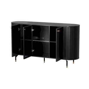 KOMODA 2D1W ZANTE ZA3 (CZARNY MAT)