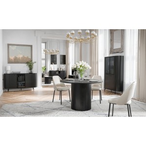 KOMODA 2D1W ZANTE ZA3 (CZARNY MAT)