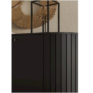 KOMODA 2D1W ZANTE ZA3 (CZARNY MAT)