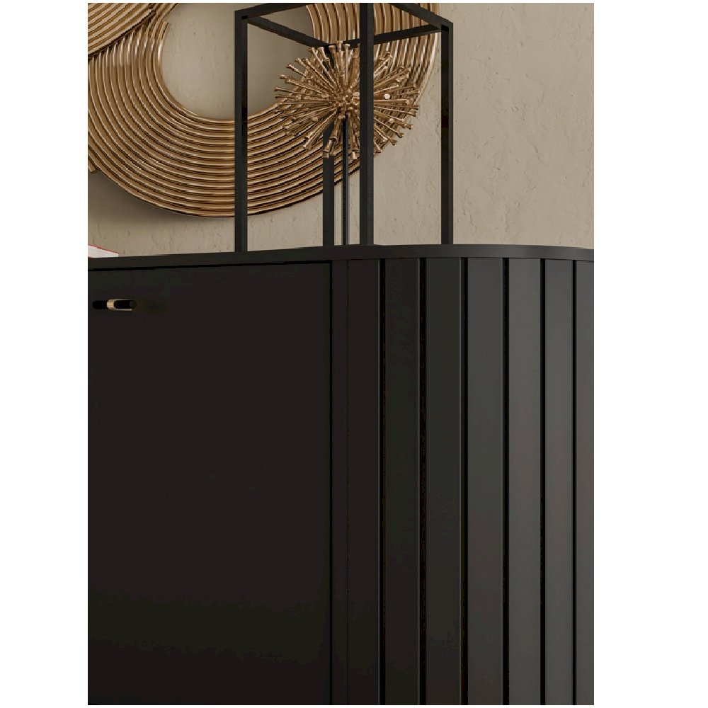 KOMODA 2D1W ZANTE ZA3 (CZARNY MAT)