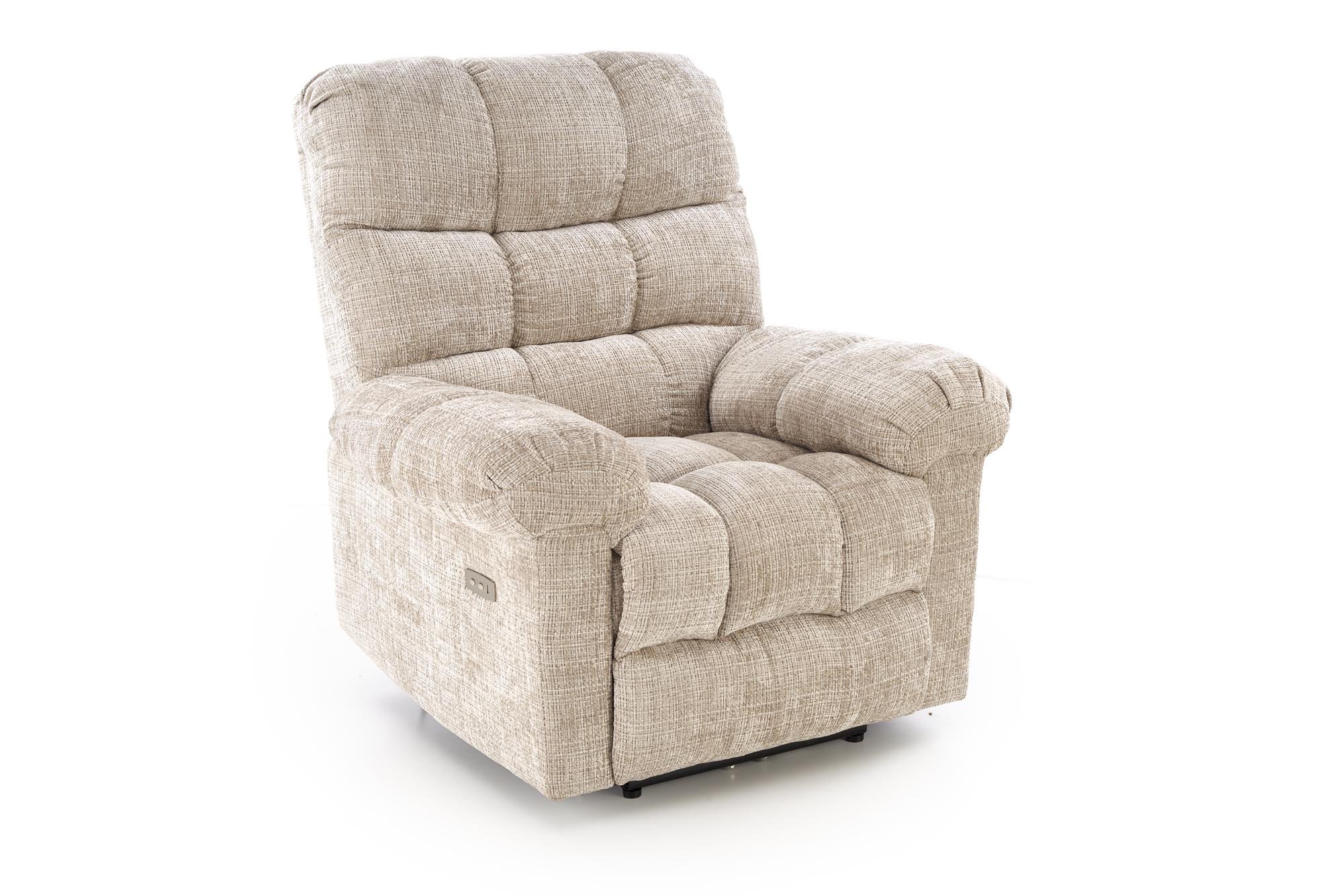 AMORE fotel wypoczynkowy beżowy