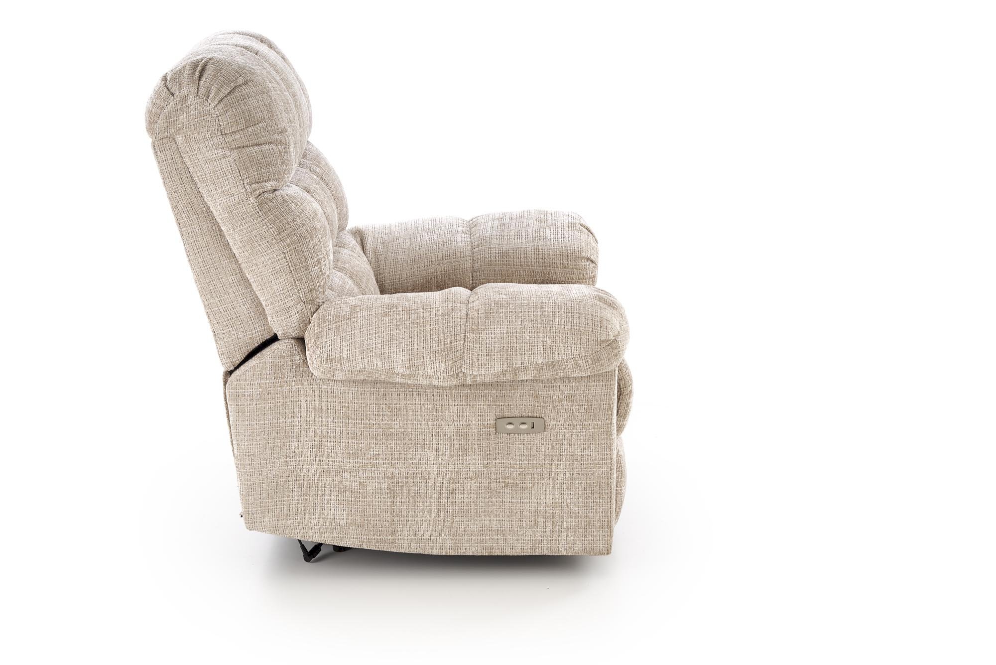 AMORE fotel wypoczynkowy beżowy