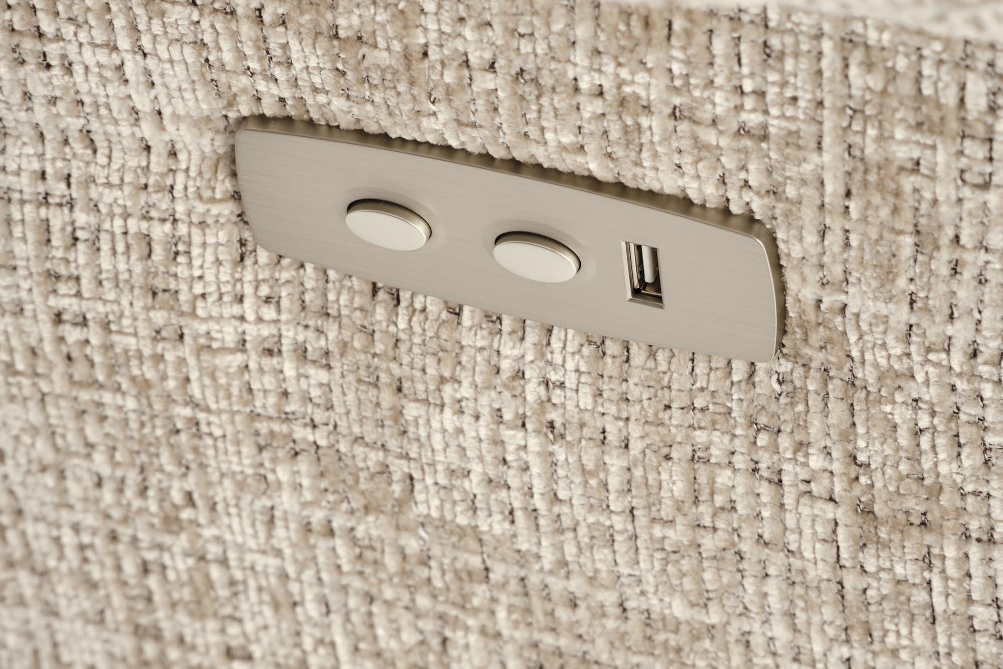 AMORE fotel wypoczynkowy beżowy