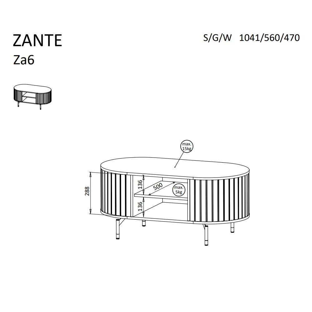 ŁAWA ZANTE ZA6 (CASHMERE)