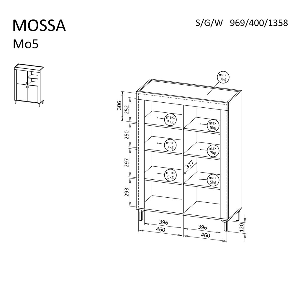 KOMODA 3D MOSSA MO5 (CASHMERE)