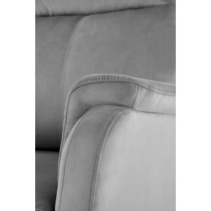 CROCUS fotel wypoczynkowy z funkcją elektrycznego rozkładania, popielaty