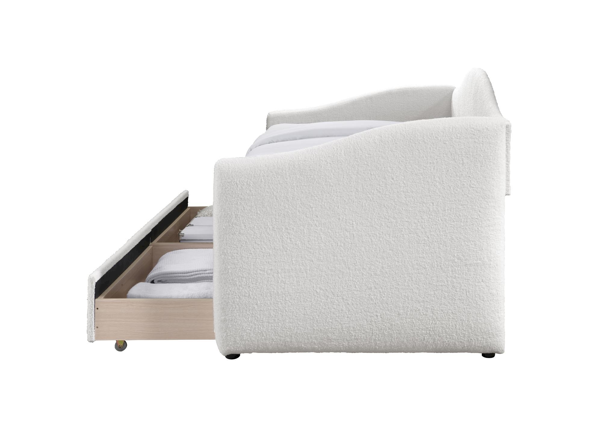 CAYDENCE 90, łóżko kremowy