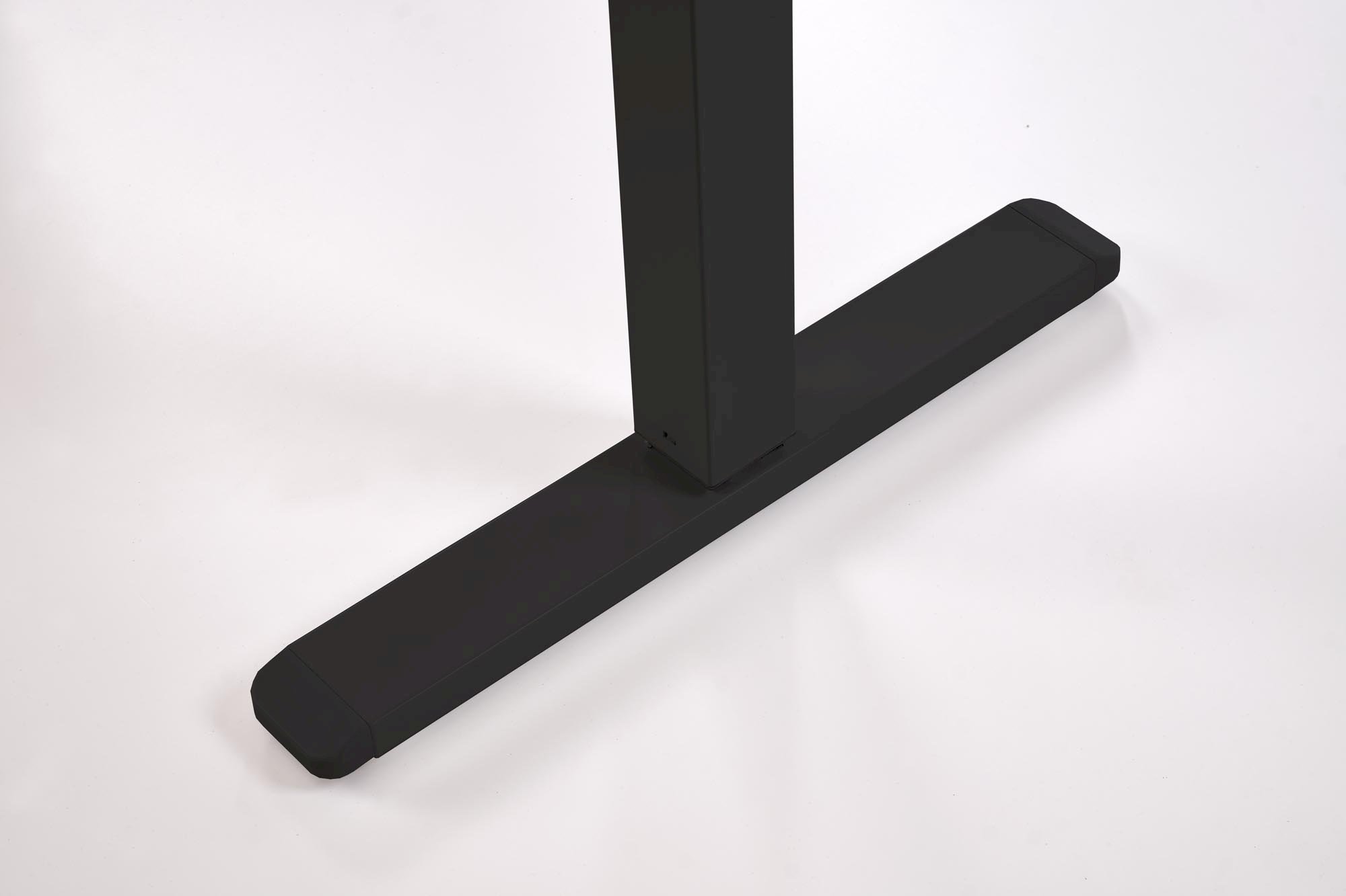 B54 biurko z funkcją regulacji wysokości, blat - czarny, stelaż - czarny