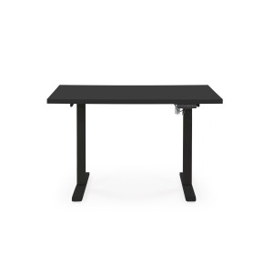 B54 biurko z funkcją regulacji wysokości, blat - czarny, stelaż - czarny