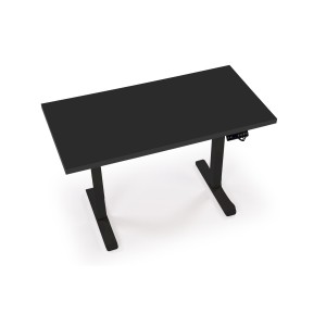B54 biurko z funkcją regulacji wysokości, blat - czarny, stelaż - czarny