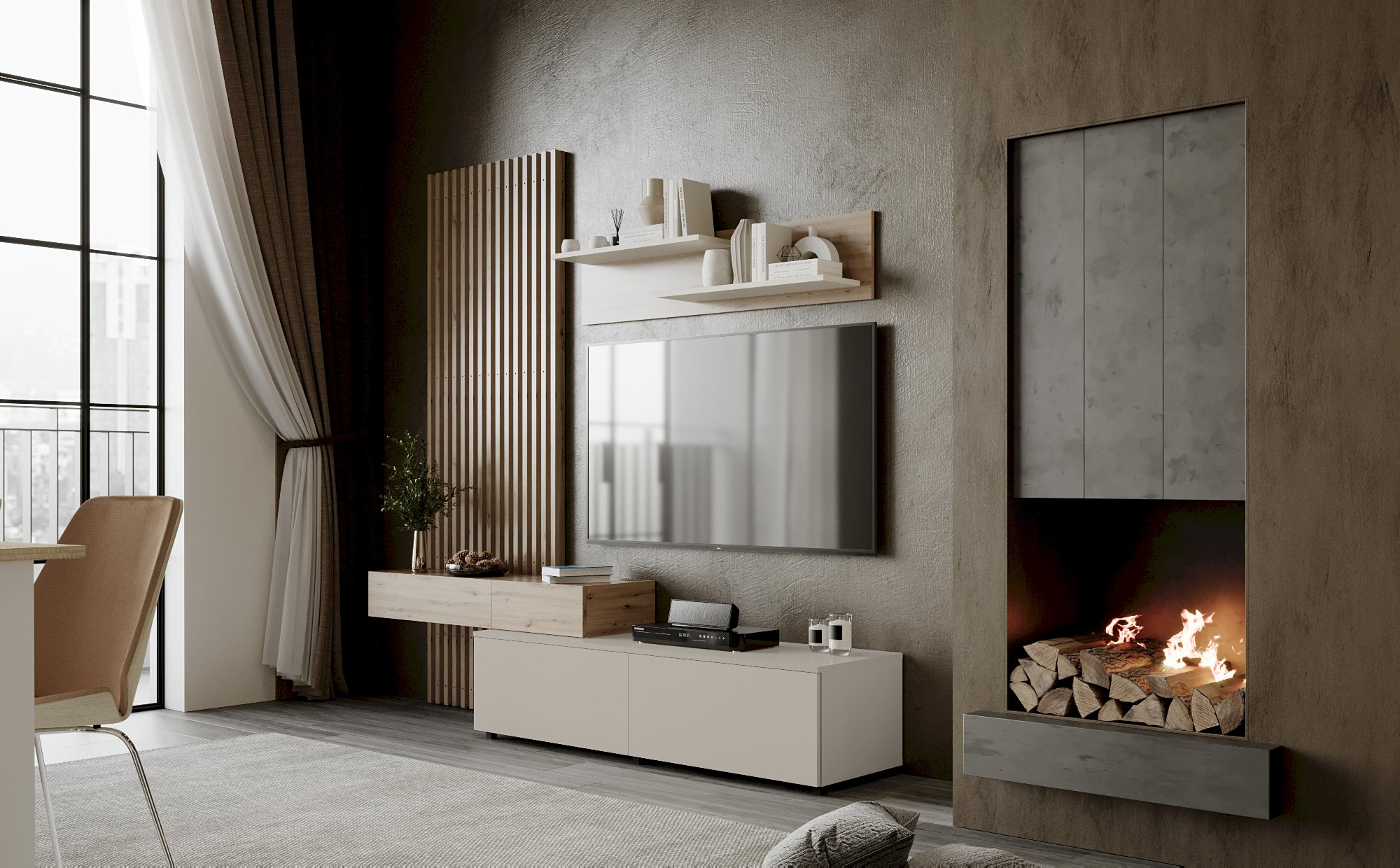 CAMINO zestaw, kolor: dąb artisan - kaszmir