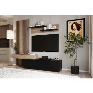 CAMINO zestaw, kolor: dąb artisan - czarny