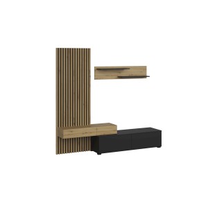 CAMINO zestaw, kolor: dąb artisan - czarny