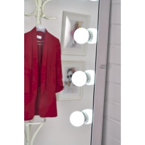 PEARL lustro stojące z oświetleniem LED