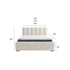 Łóżko tapicerowane Everest 160x200