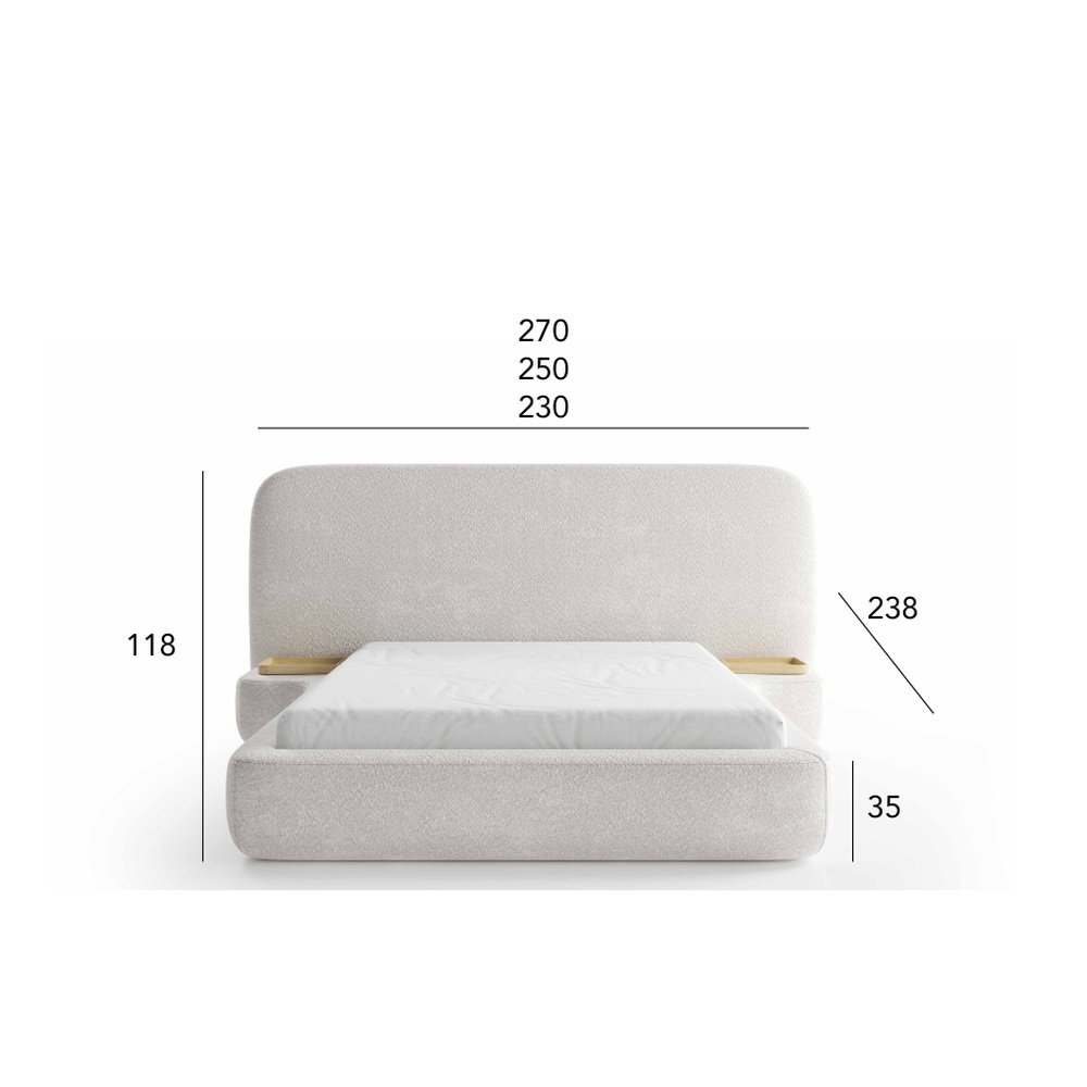 Łóżko tapicerowane Genesis 140x200