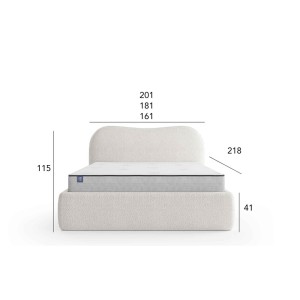 Łóżko tapicerowane Luo 160x200
