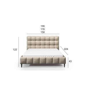Łóżko tapicerowane Magic 160x200