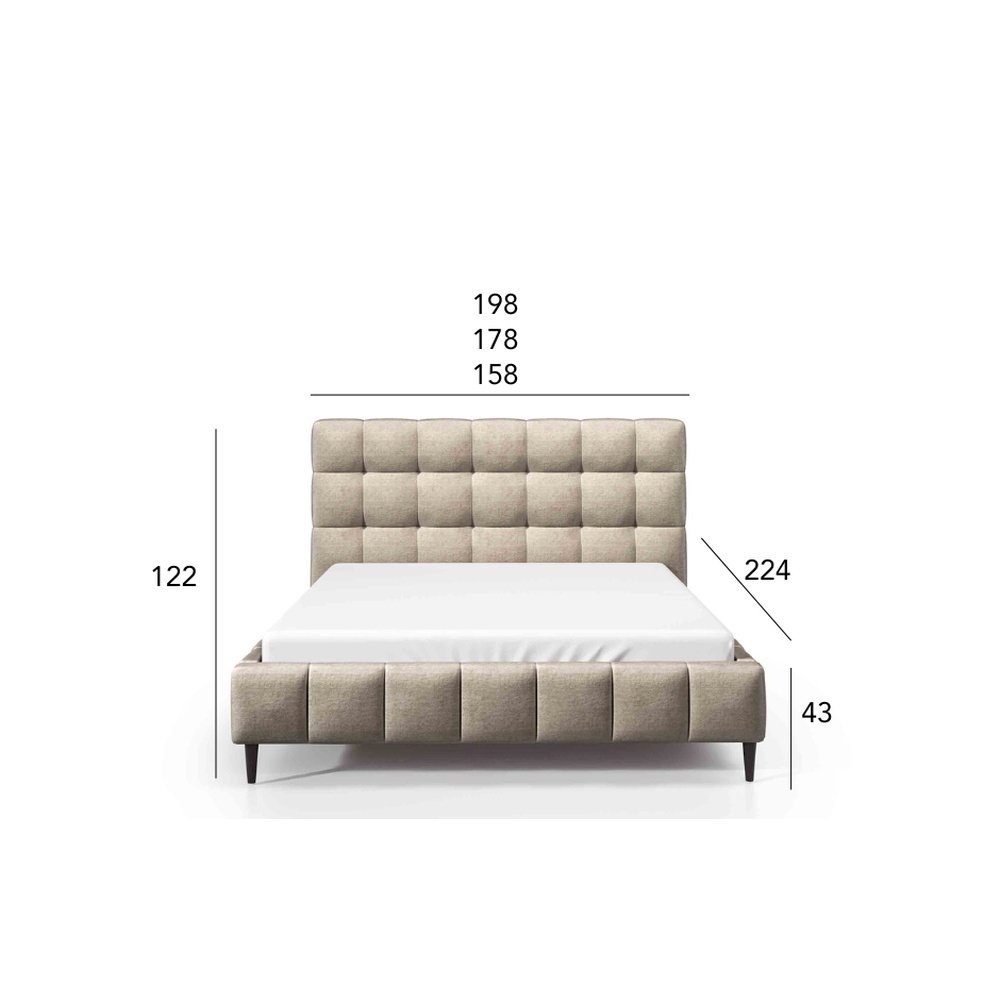 Łóżko tapicerowane Magic 160x200