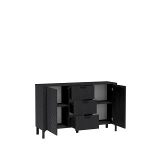 Komoda 2D3S Malumi MM-1 (czarna)