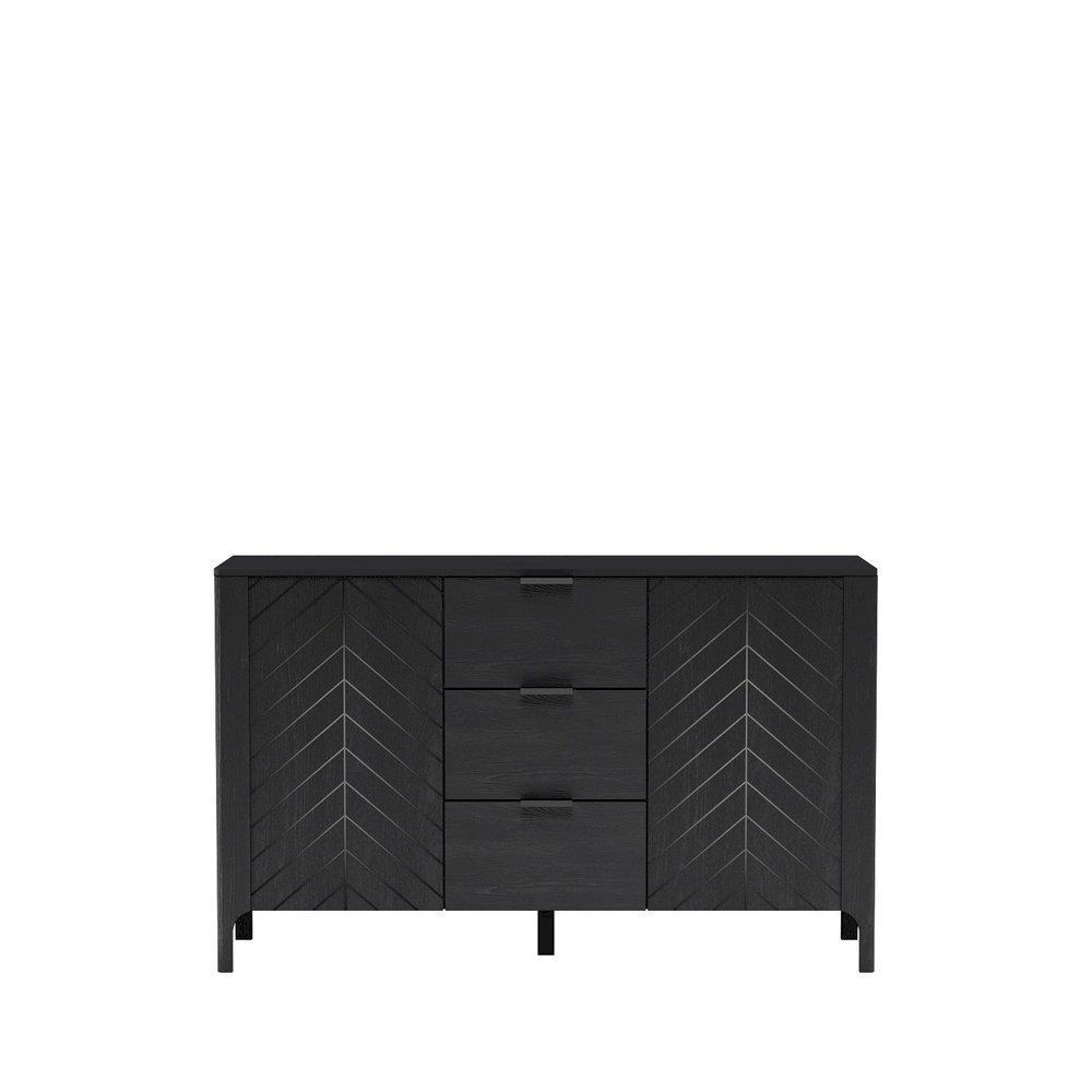 Komoda 2D3S Malumi MM-1 (czarna)