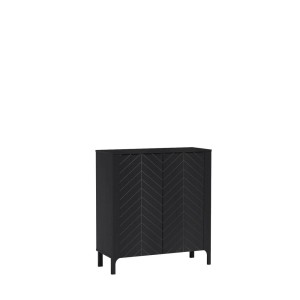 Komoda 2D Malumi MM-2 (czarna)