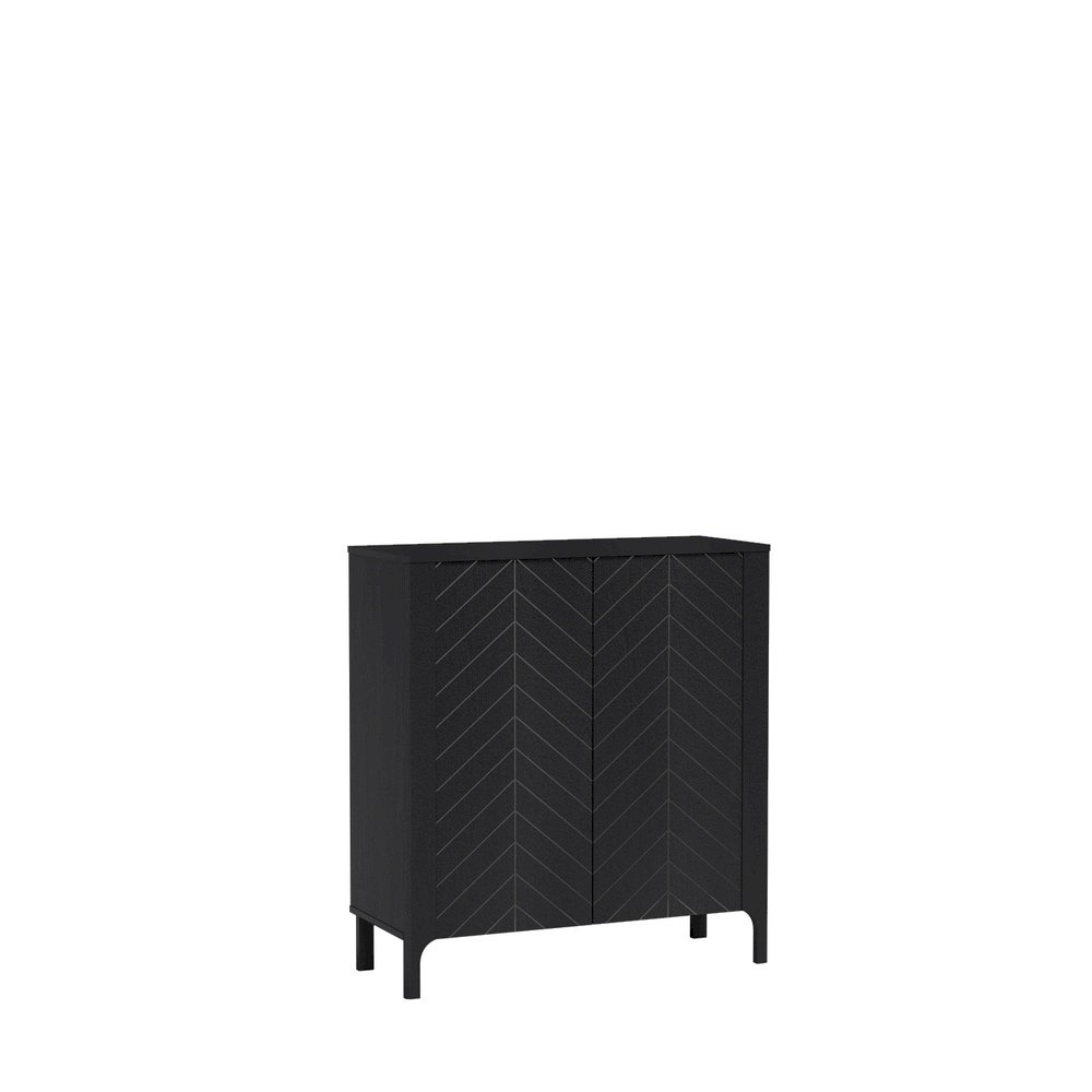 Komoda 2D Malumi MM-2 (czarna)