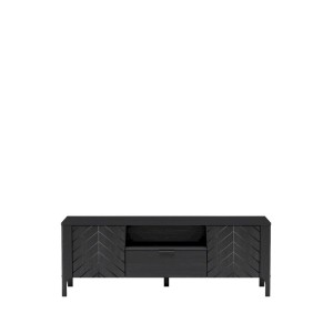 Szafka RTV 2D1S Malumi MM-5 (czarna)