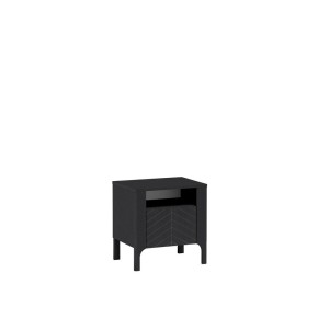 Szafka nocna 1D Malumi MM-10 (czarna)