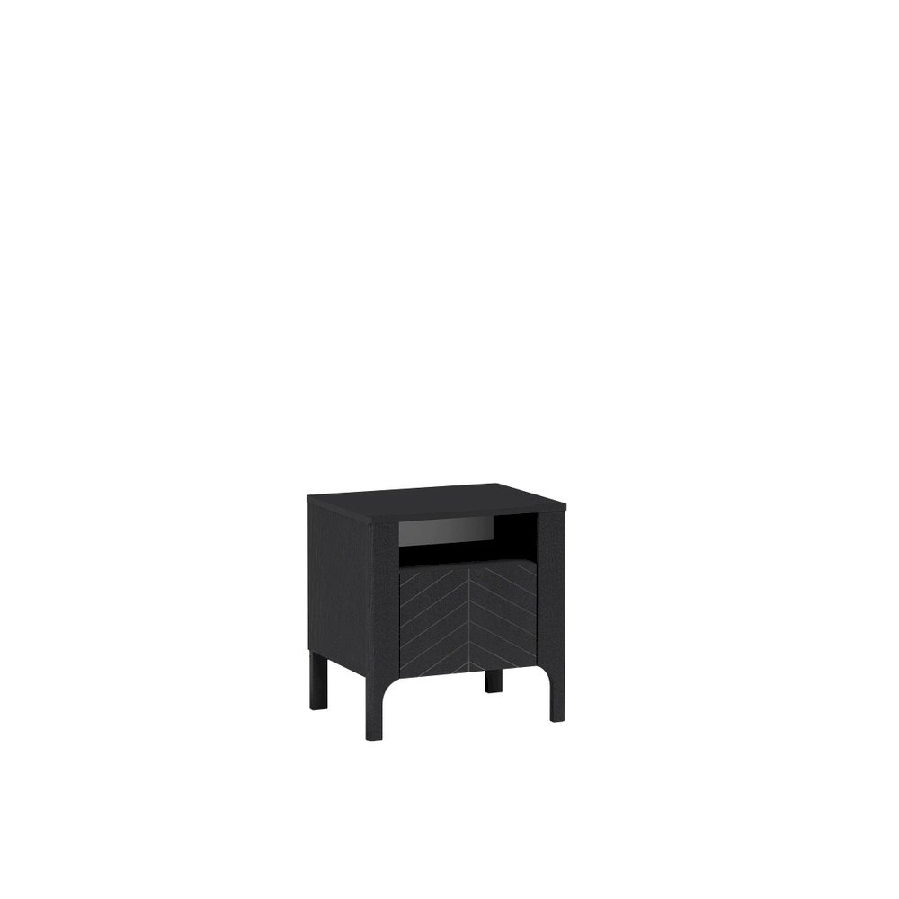Szafka nocna 1D Malumi MM-10 (czarna)