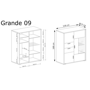 Witryna 1W2D2S Grande G-9