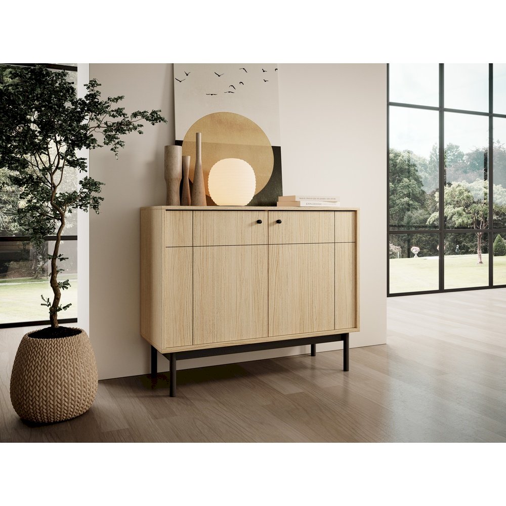 Komoda Japandi K104 (dąb linea)