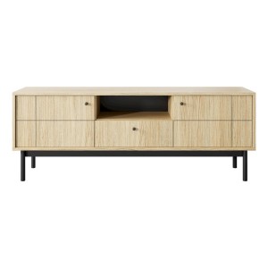 Szafka RTV Japandi RTV154 (dąb linea)