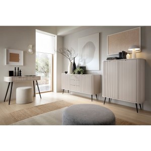 Komoda K103 ZOVA (kaszmir ze złotymi nóżkami)