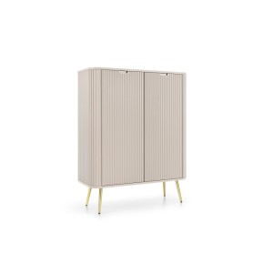 Komoda K103 ZOVA (kaszmir ze złotymi nóżkami)