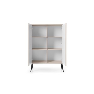 Komoda K103 ZOVA (kaszmir z czarnymi nóżkami)